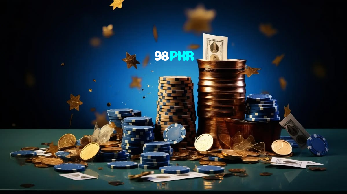 98PKR casino presented on mobile device in Pakistan with slots and live games